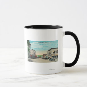Caneca Vista ocidental da avenida de Sherman