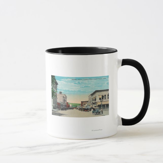 Caneca Vista Ocidental da Avenida Sherman (Direita)