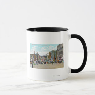 Caneca Vista ocidental da rua do azevinho