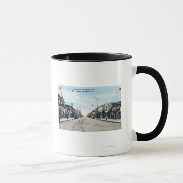 Caneca Vista Ocidental da Rua Heron a partir da Ponte (Direita)