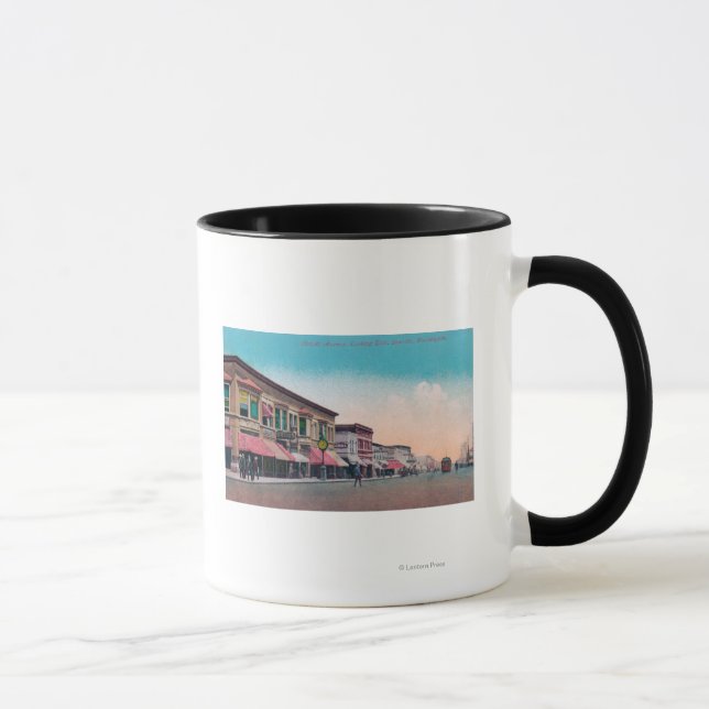 Caneca Vista Oriental da Avenida Hewitt Everett, WA (Direita)