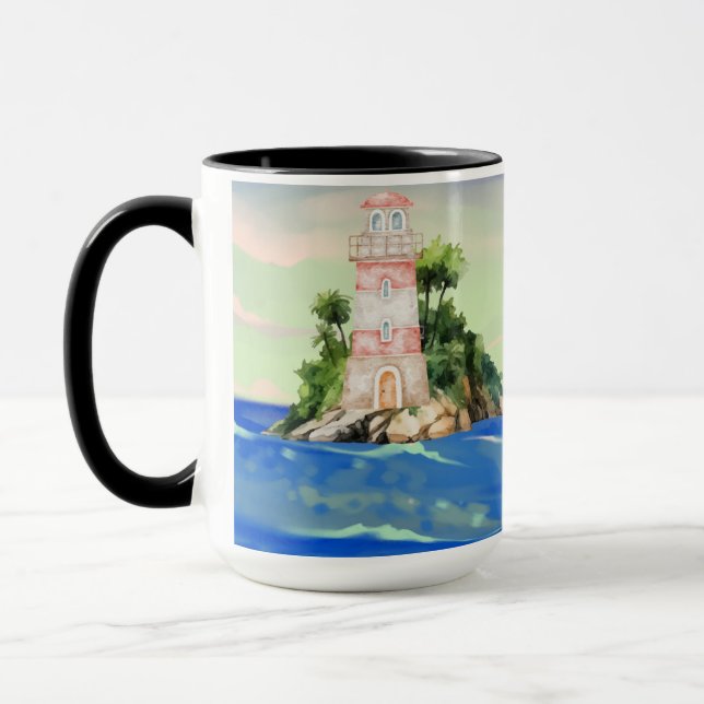 Caneca Vista para o oceano (Esquerda)