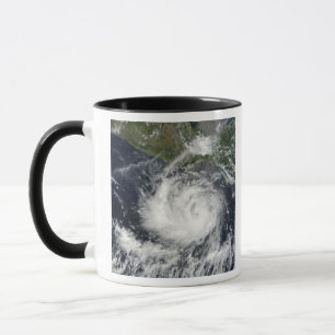 Caneca Vista satélite da tempestade tropical Darby