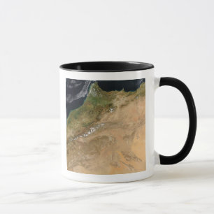 Caneca Vista satélite de Marrocos