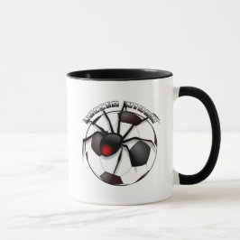 Caneca Viúva de futebol com texto