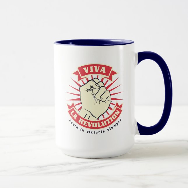 Caneca Viva a revolução (Direita)