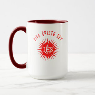 Caneca Viva Cristo Rey Cristeros Católicos Presente