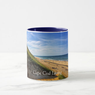 Caneca viva de Cape Cod - cena da praia de Truro