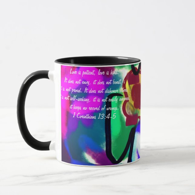 Caneca viva e ame os girassóis (Esquerda)