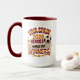 Caneca Viva Espanha 2026 Heroes Copa do Mundo
