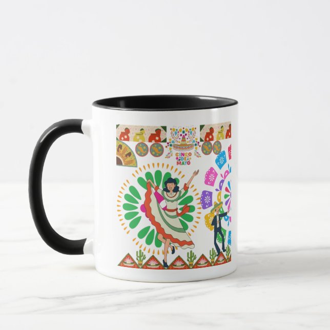 Caneca Viva Fiesta Dreams black & white (Esquerda)