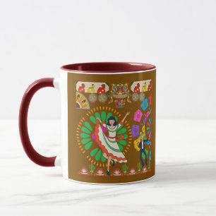 Caneca Viva Fiesta Dreams marrom
