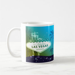 Caneca Viva Las Vegas Cyan Blue Wedding Gift