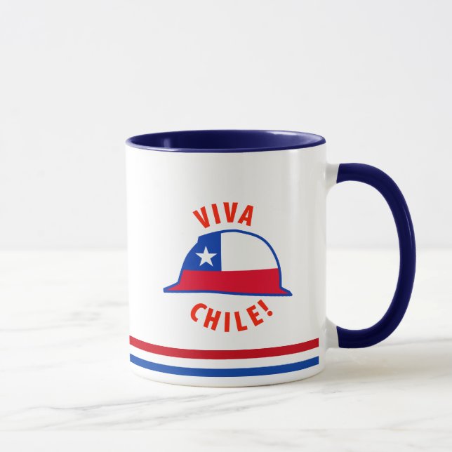 Caneca Viva o Chile! (Direita)