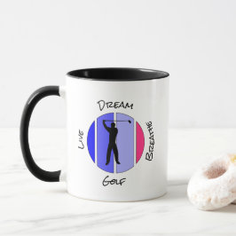 Caneca Viva, sonhe, respire golfe