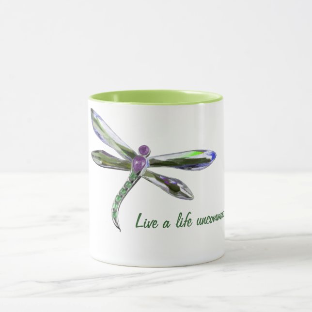 Caneca Viva uma vida incomum - Dragonfly Mug (Centro)