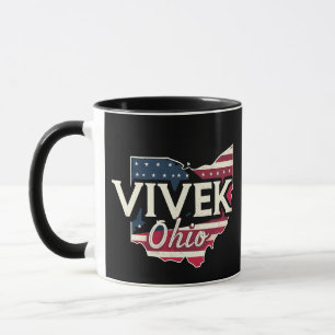 Caneca Vivek Ohio 2026 Republicano Governador Americano