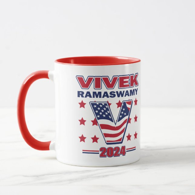 Caneca Vivek Ramaswamy para o Presidente (Esquerda)