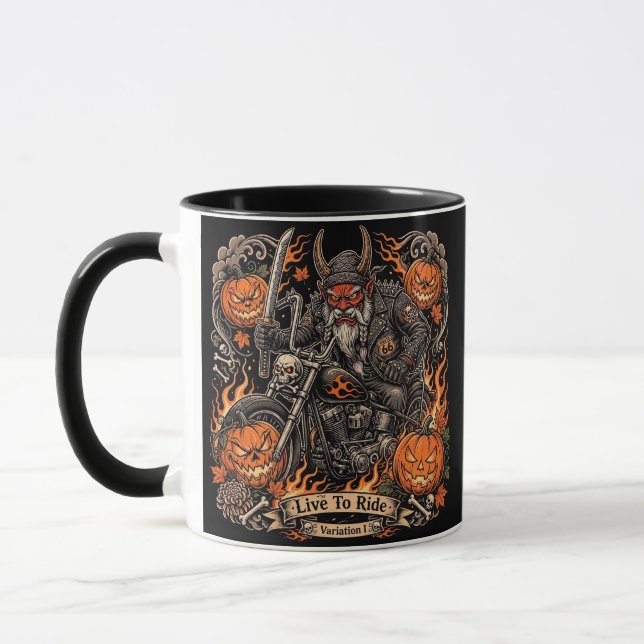 Caneca Viver para Andar Variação I, Rota 66 Samurai Oni (Esquerda)