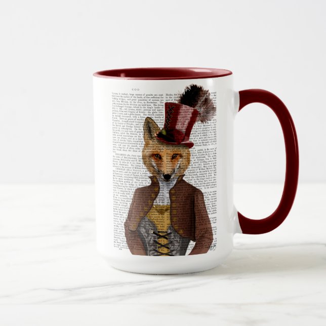 Caneca Vivienne Steampunk Fox (Direita)