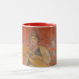 Caneca Vizinho de Pompeia, Fresco, músico antigo