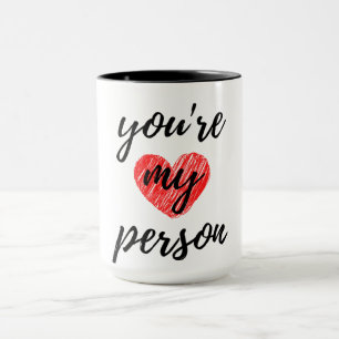 Caneca Você é a minha pessoa negra