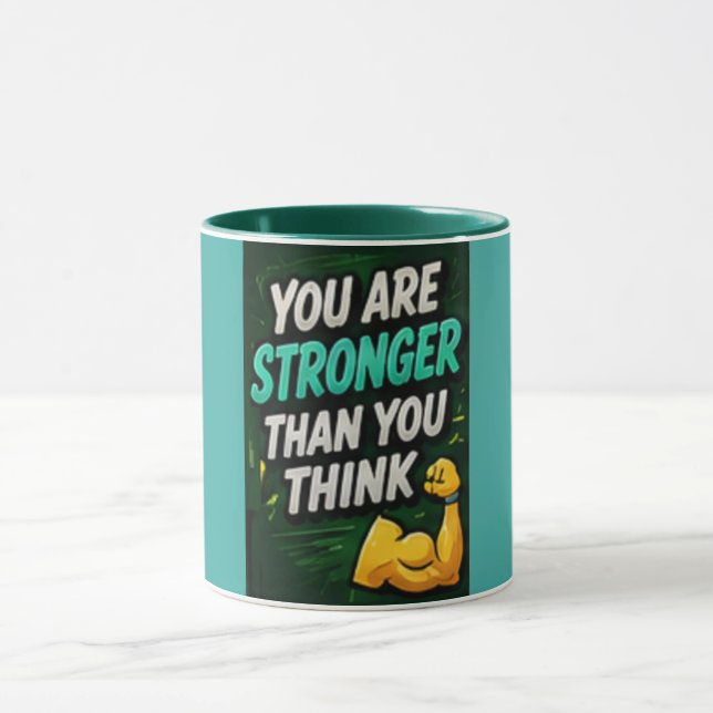 Caneca Você É Mais Forte Do Que Pensa  (Centro)