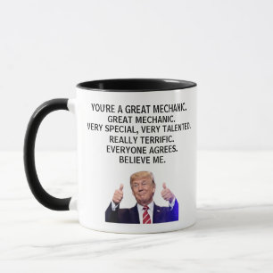 Caneca Você é mesmo um Mecânico Excelente, Engraçado Trum