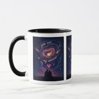 Caneca Você É Meu Universo Ilustração do Universo