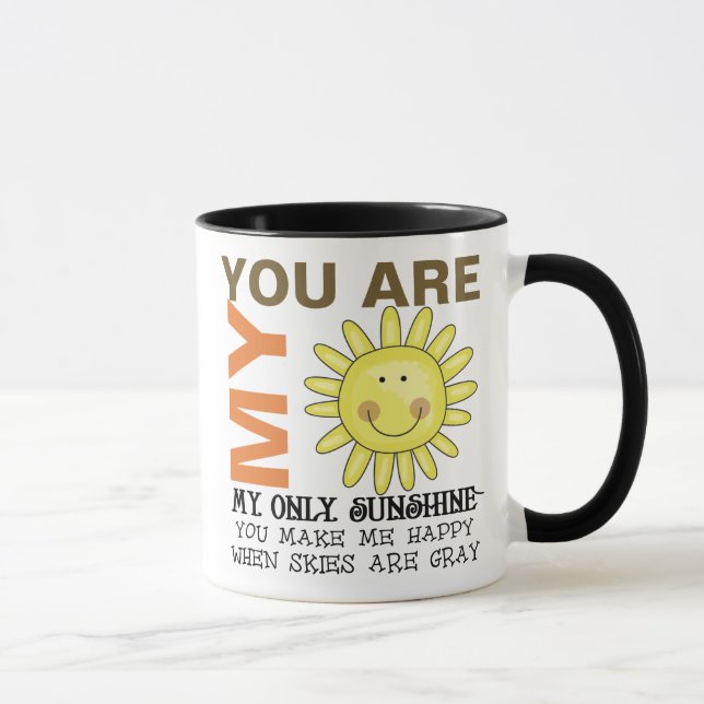 Caneca Você é minha luz do sol (Direita)