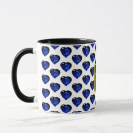 Caneca Você é minha Namorados Blue Heart Sapphire Coffee