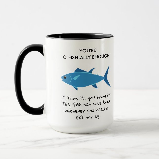Caneca Você é "O Fish Ally Chega Enfermeira Engraçada" An (Esquerda)