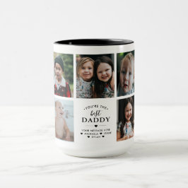 Caneca Você é o Melhor (Papai/Outro) Colagem de 7 Fotos