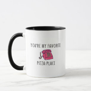 Caneca Você é o Meu Lugar de Pizza Favorito - Citação Smo