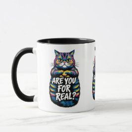 Caneca Você é Realmente Engraçado Gato Mal-Humorado