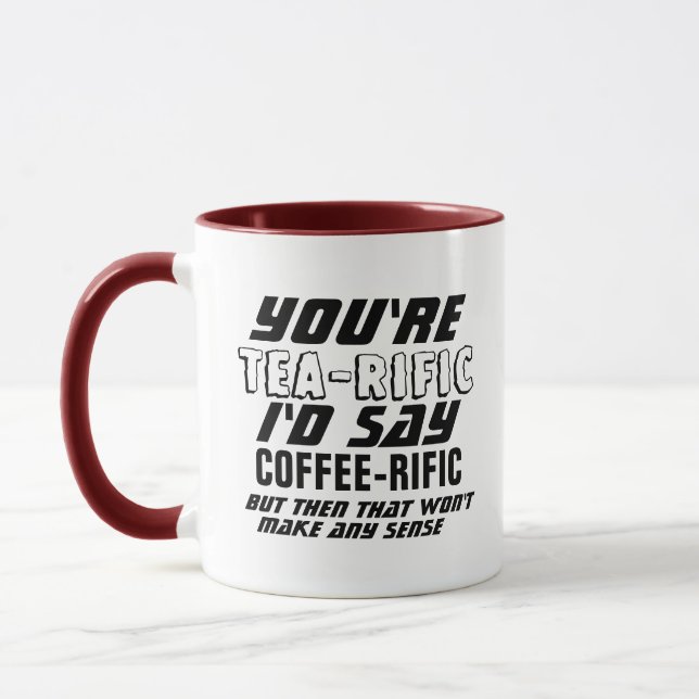 Caneca Você é um café personalizado sofisticado e engraça (Esquerda)