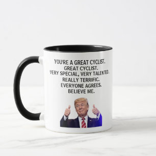 Caneca Você é um Ciclista muito Excelente, Engraçado Trum