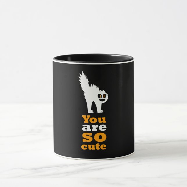 Caneca Você é um gato frustrado fofo (Centro)