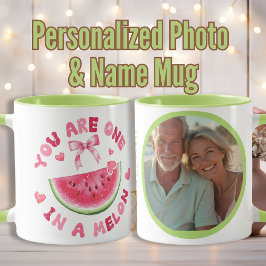 Caneca "Você é um personalizado do Melon - Nome e Foto