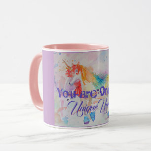 Caneca Você É Um Unicórnio Único! Meninas, Senhoras M