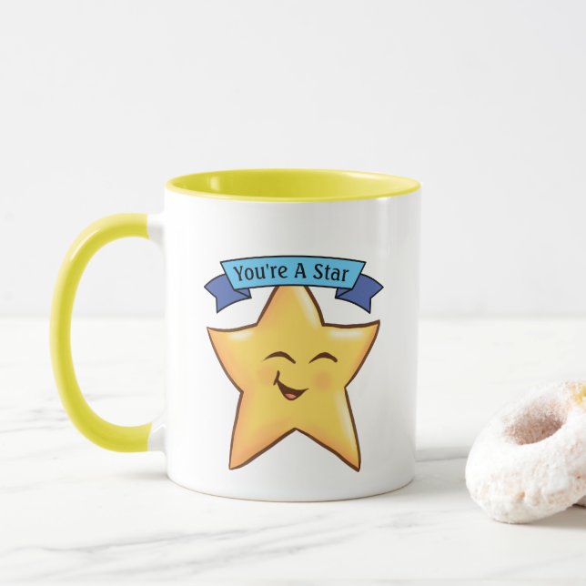 Caneca Você é uma estrela (Com Donut)