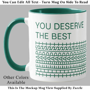 Caneca Você Merece Melhor Terapeuta Piada Engraçada Palav