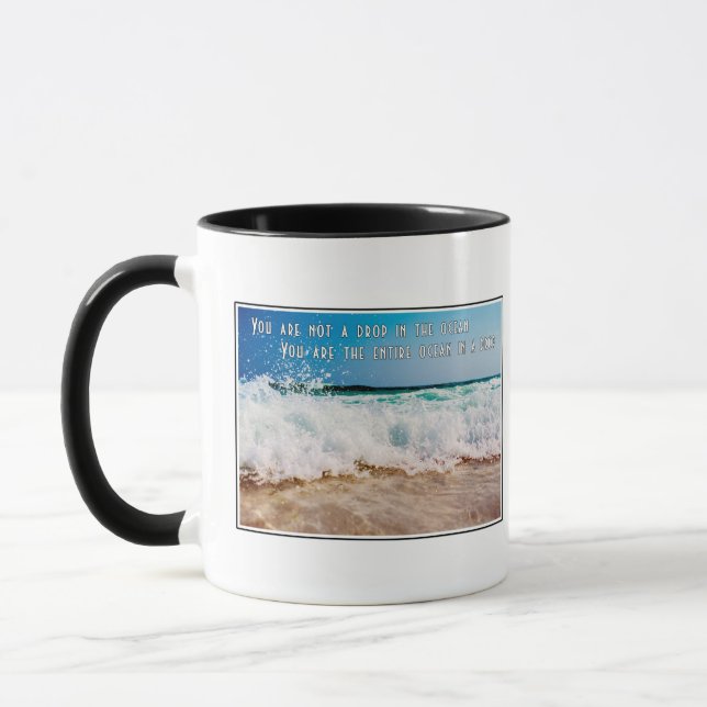 Caneca Você Não é uma Gota no Oceano (Esquerda)