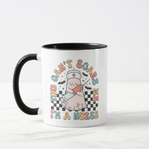 Caneca Você não pode me assustar, eu sou uma enfermeira D