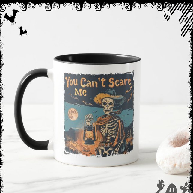 Caneca Você Não Pode Me Assustar | ExDesigner | Halloween (Criador carregado)