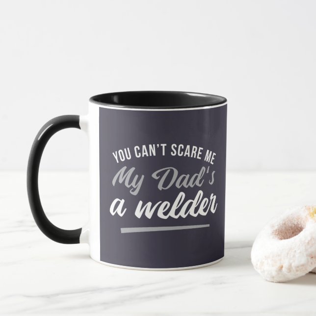 CANECA VOCÊ NÃO PODE ME ASSUSTAR MEU PAI UM ADVOGADO (Com Donut)