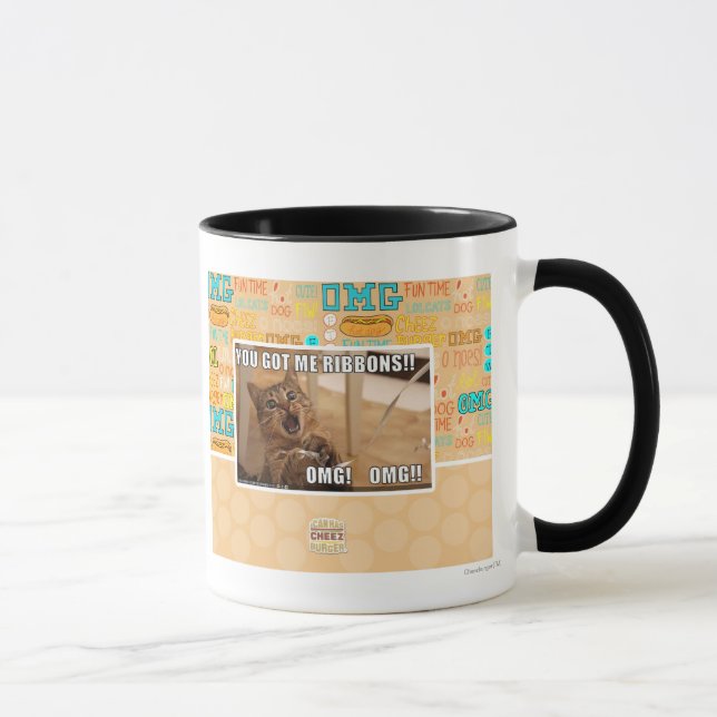 Caneca Você obteve-me fitas!! (Direita)