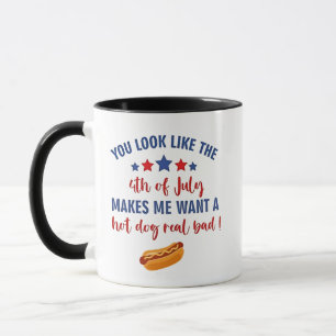 Caneca Você parece que o 4 de julho me faz querer