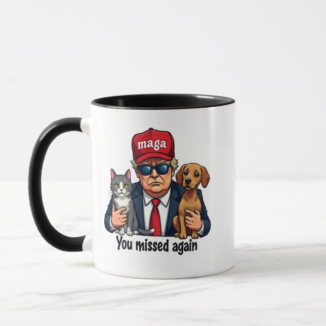 Caneca Você Perdeu Novamente Salvar a Eleição do Pets Tru (Esquerda)