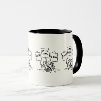Caneca Você Pode: Citações Motivacionais Pensando Positiv